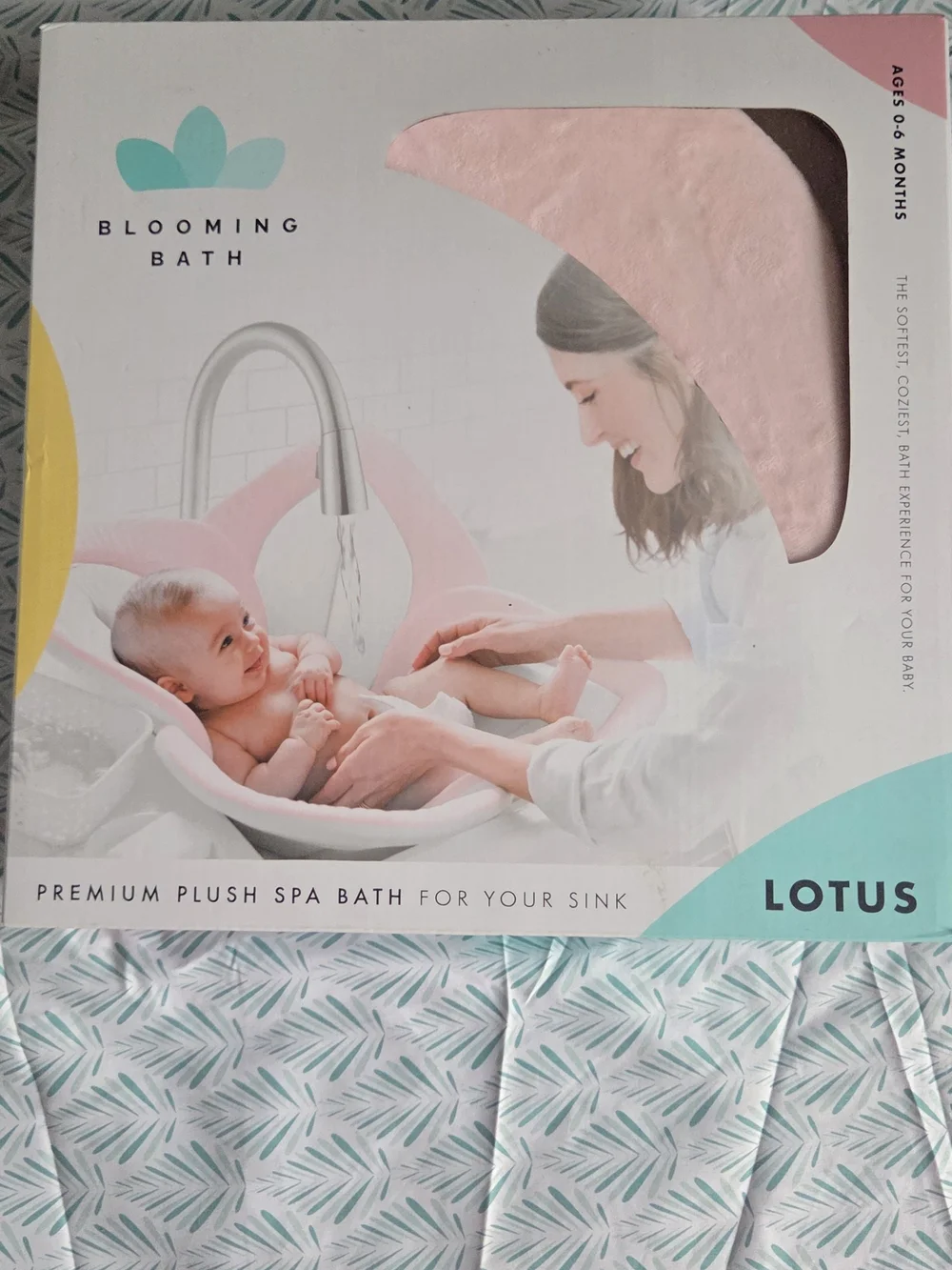 Blooming Bath Plush Sink Spa Bath - Pink